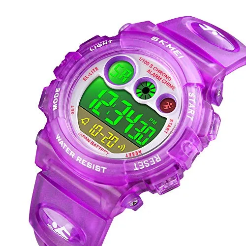 Kids Digital Sport Outdoor Waterproof Watches Ages 5-10