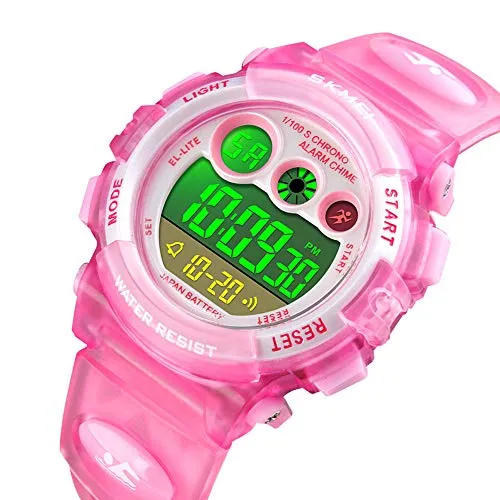 Kids Digital Sport Outdoor Waterproof Watches Ages 5-10