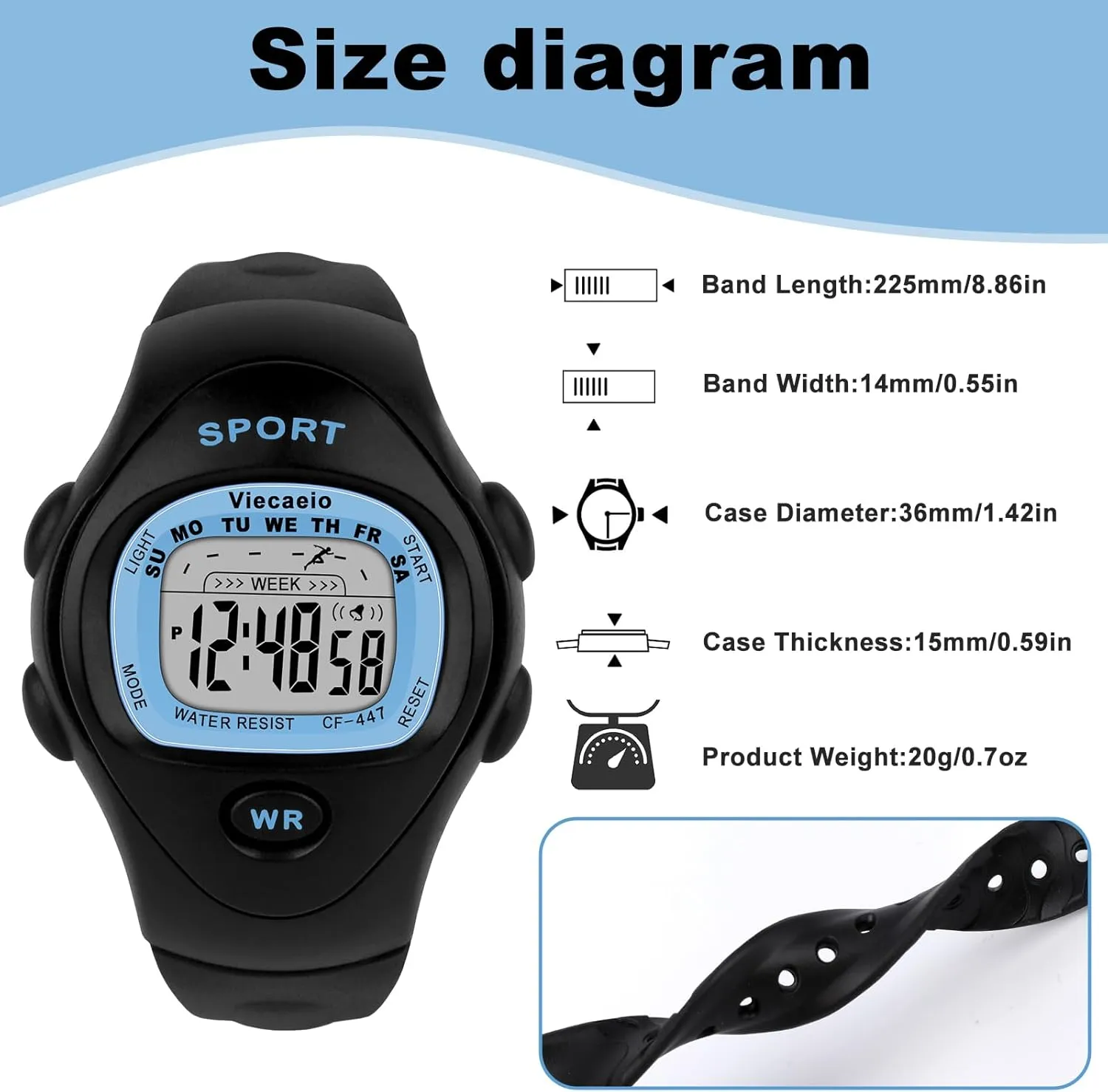 Kids Digital Watch for Boys Girls, Waterproof LED Colorful Lights Sports Watch Suitable for 5-17 Years Old Teenagers (with Gift Box)