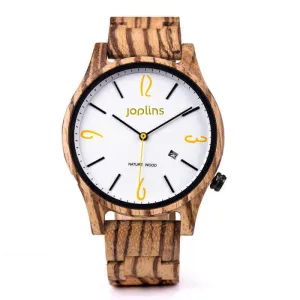 Lello White - Wood Watch