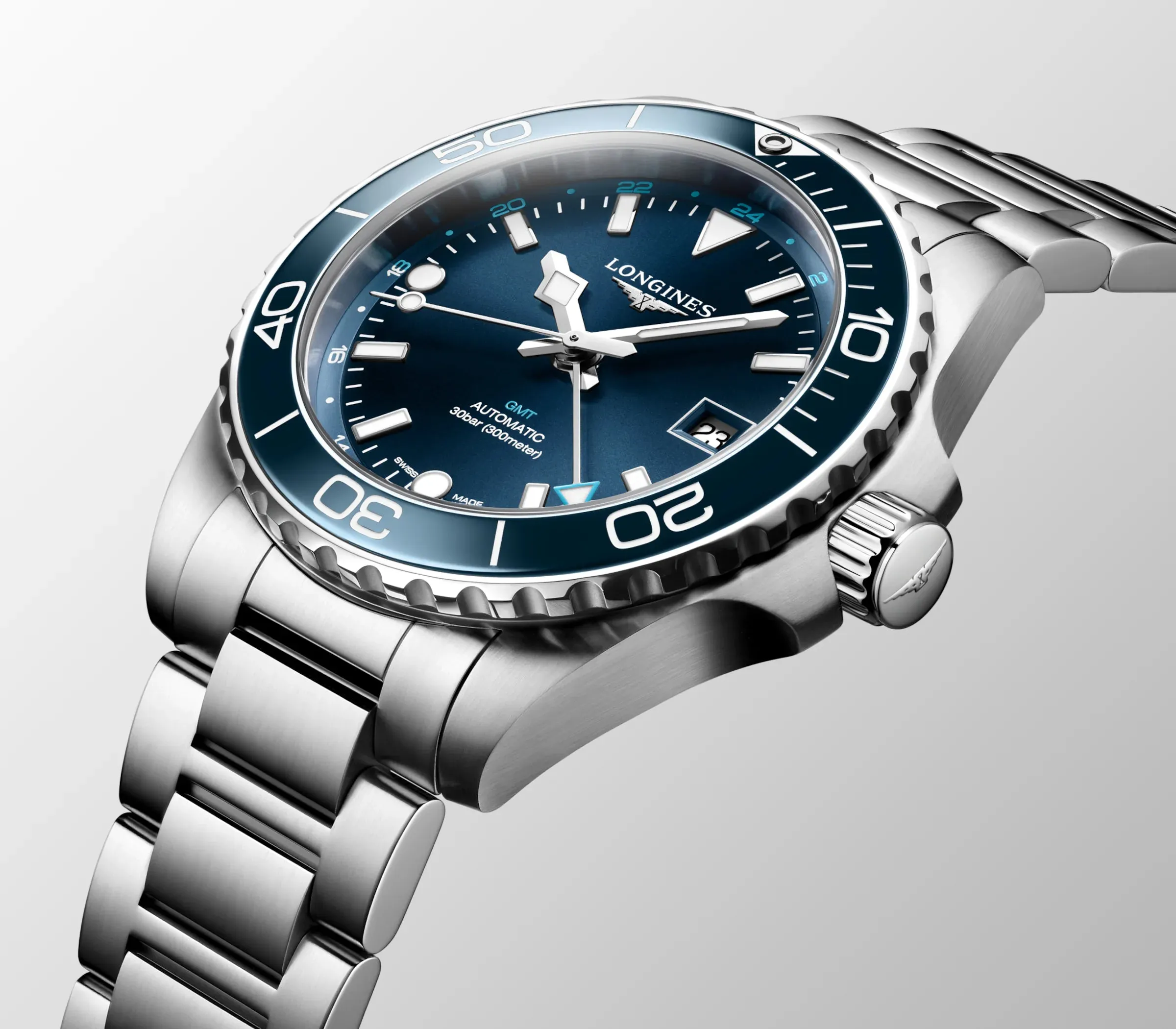 Longines Hydroconquest GMT 41mm Mens Watch L37904966