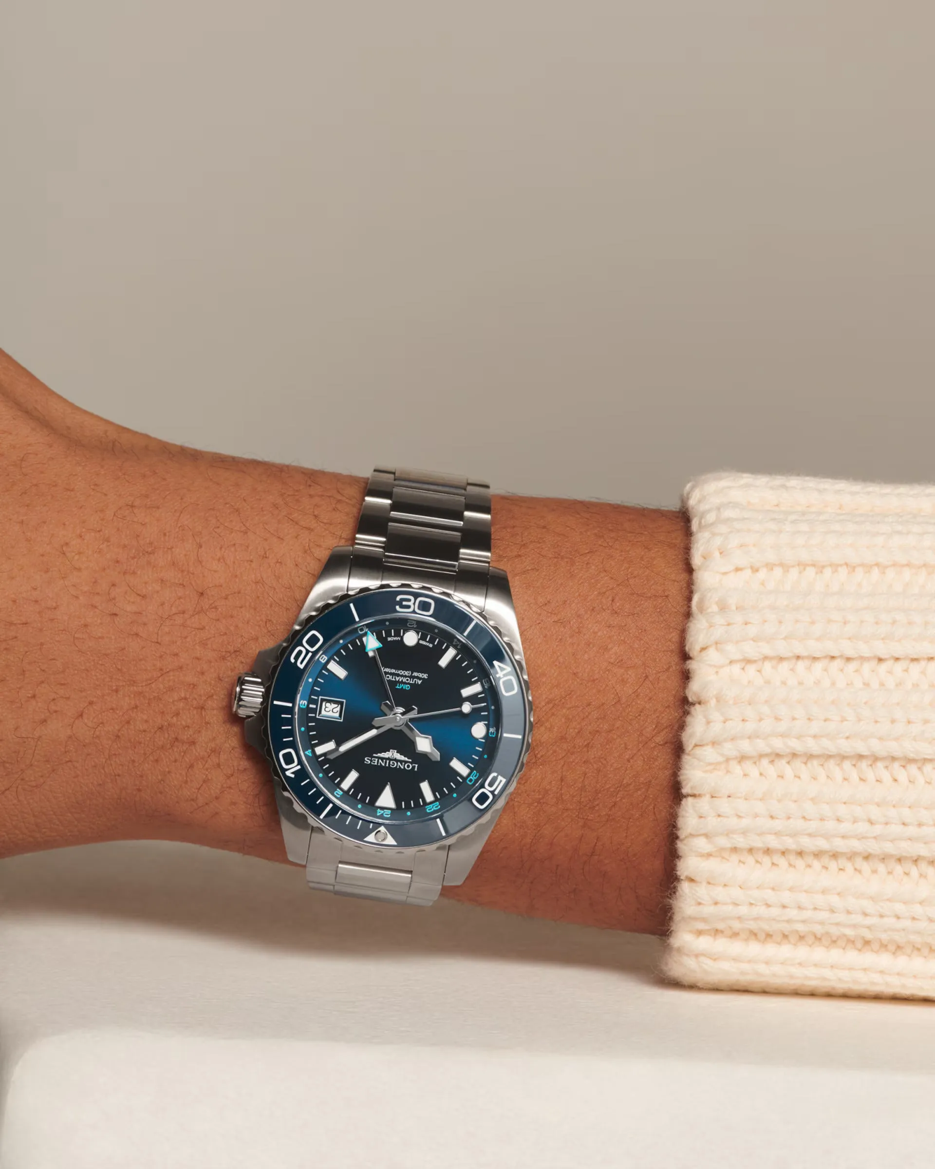 Longines Hydroconquest GMT 41mm Mens Watch L37904966