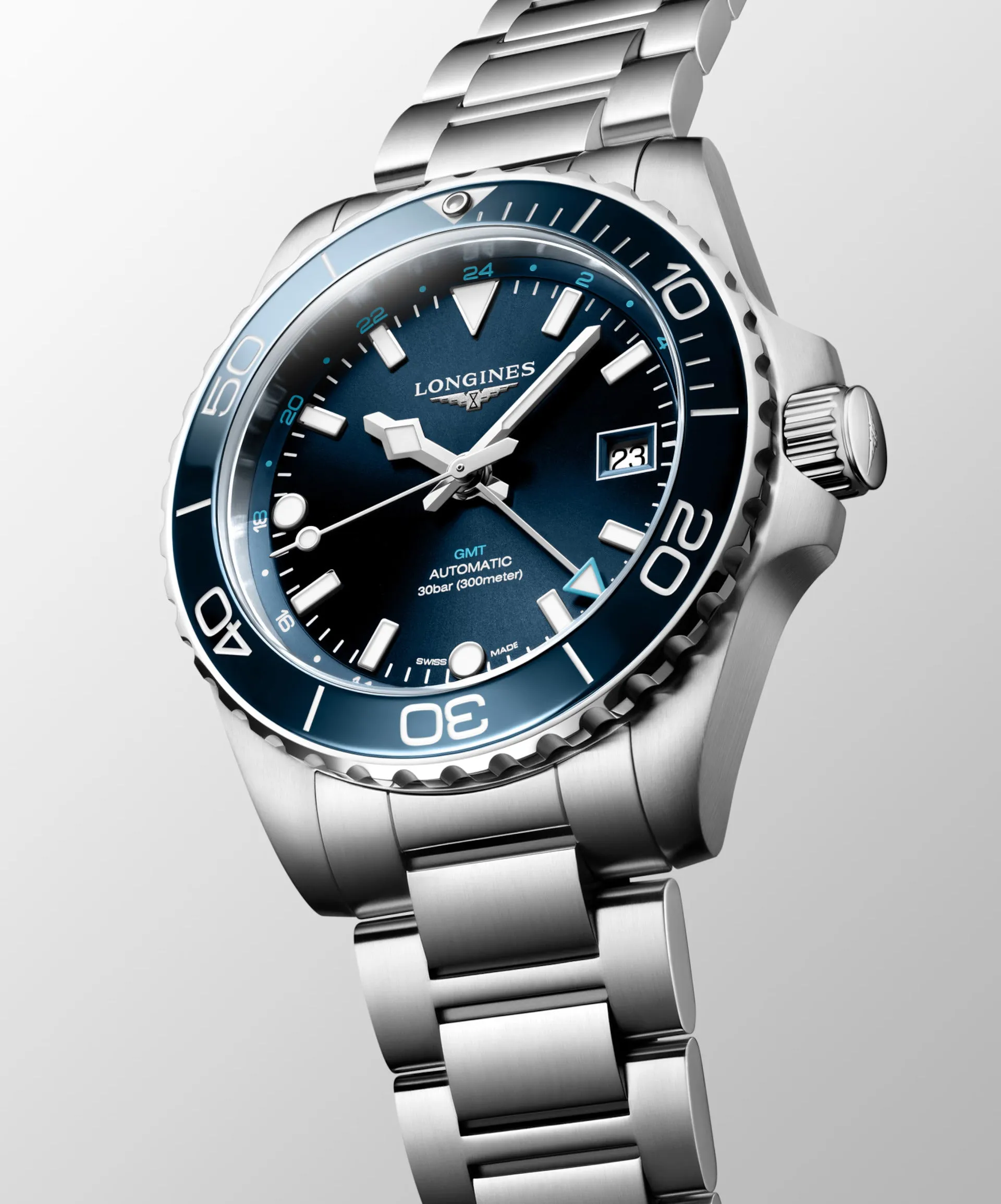 Longines Hydroconquest GMT 41mm Mens Watch L37904966
