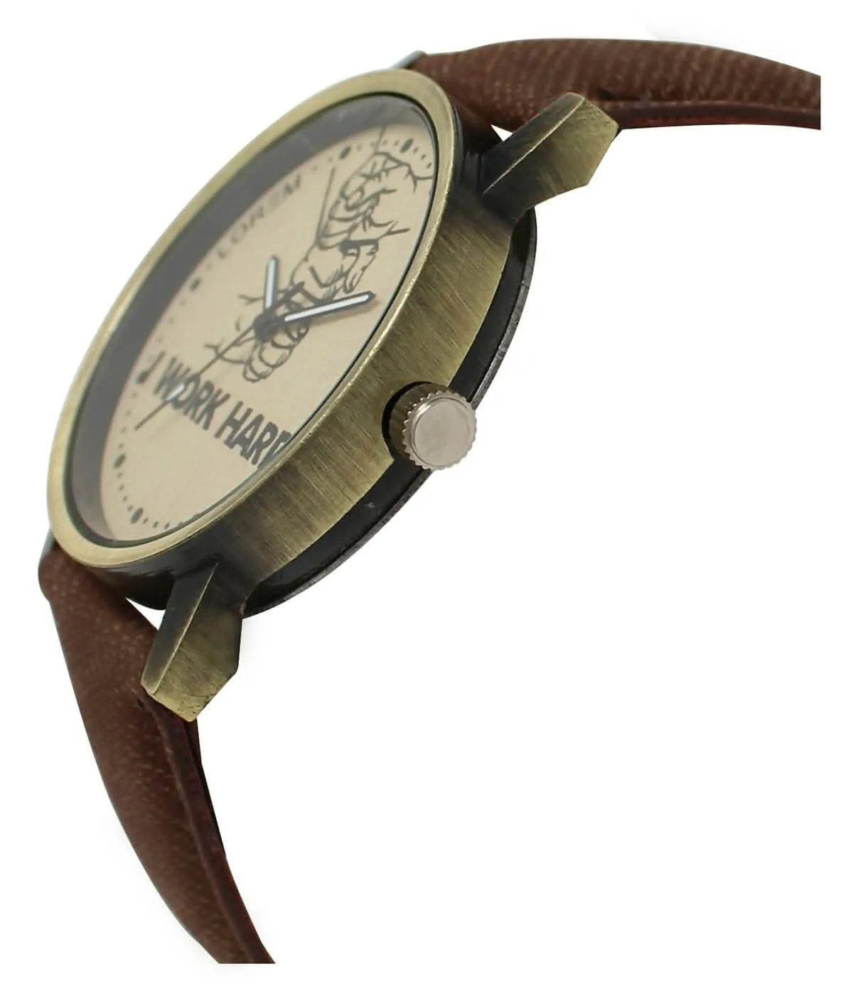 LOREM Grey Work Hard Analog Watch For Men LR29