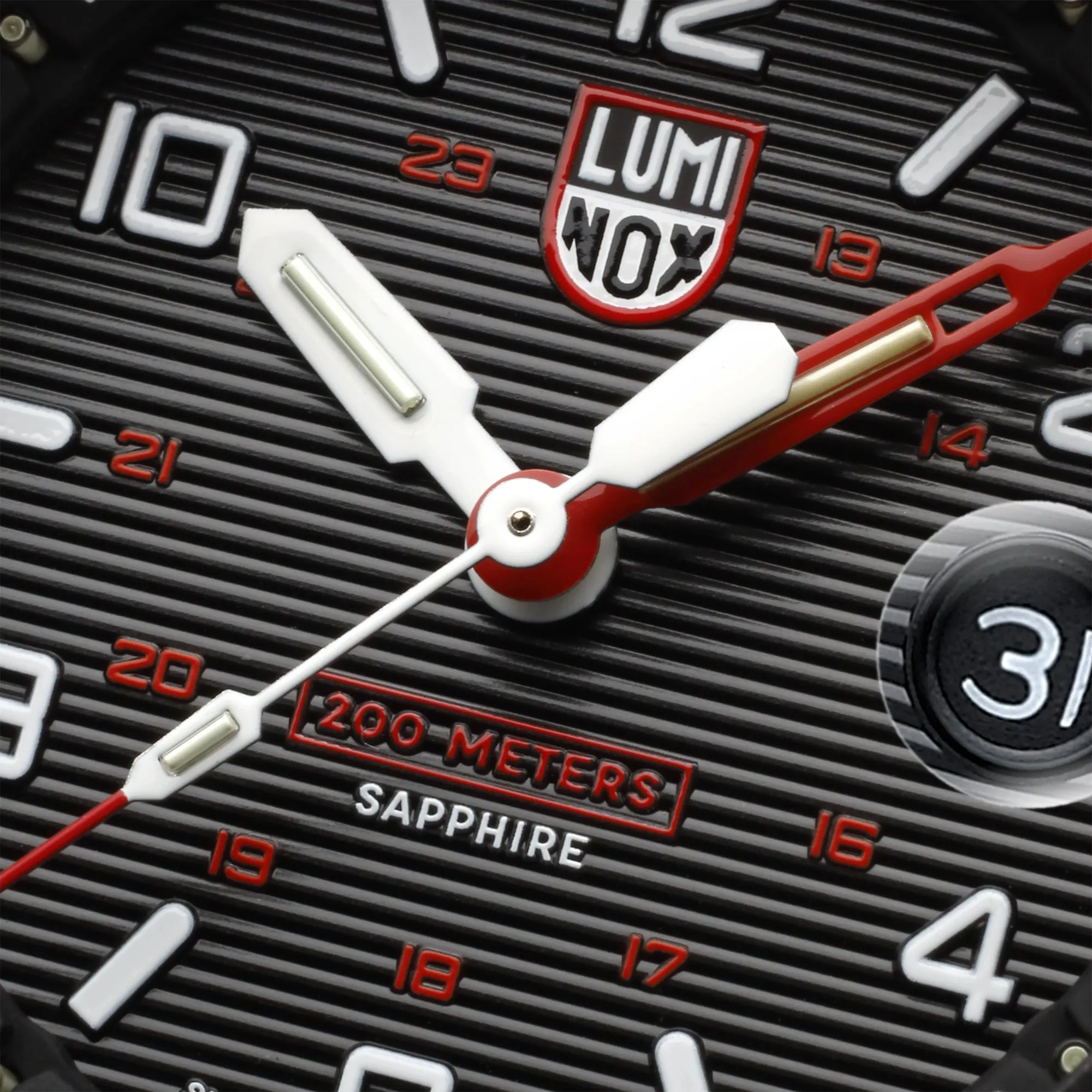 Luminox Navy SEAL CARBONOX Black Dial Black Rubber Strap Date Divers Quartz Mens Watch XS.3615