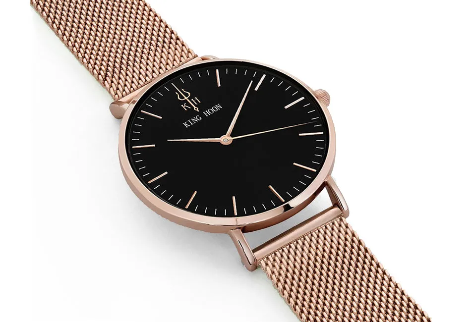 Luxury Fashion Quartz Ladies  Casual Wristwatch