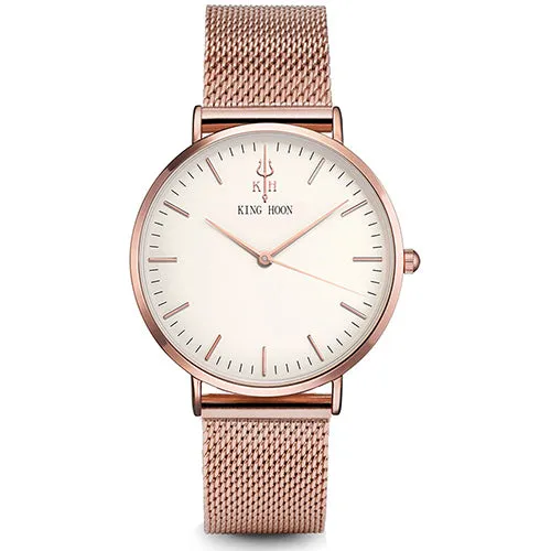 Luxury Fashion Quartz Ladies  Casual Wristwatch