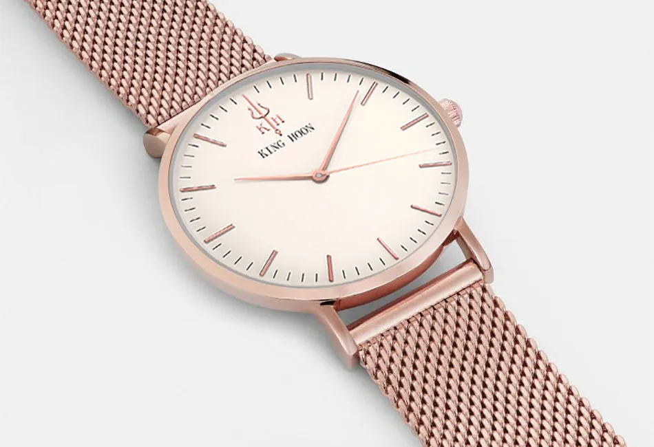 Luxury Fashion Quartz Ladies  Casual Wristwatch