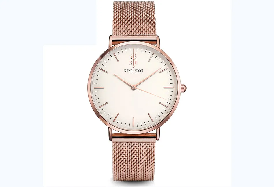 Luxury Fashion Quartz Ladies  Casual Wristwatch