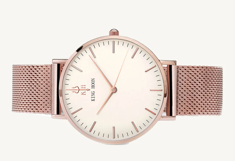 Luxury Fashion Quartz Ladies  Casual Wristwatch