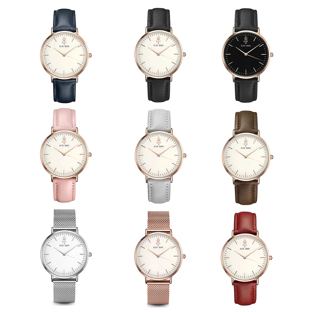 Luxury Fashion Quartz Ladies  Casual Wristwatch