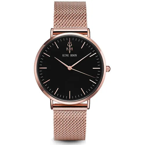 Luxury Fashion Quartz Ladies  Casual Wristwatch
