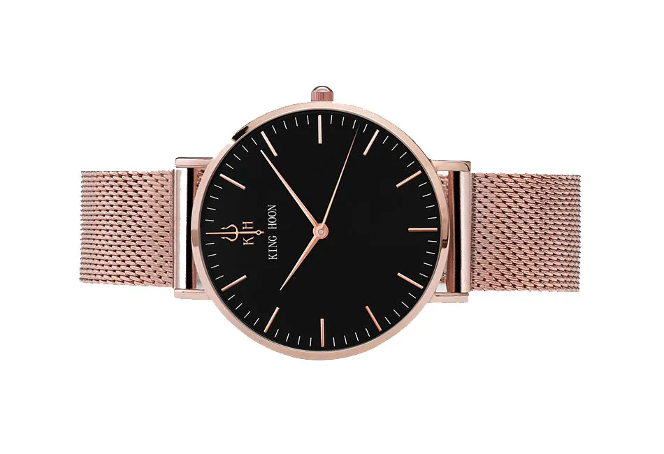 Luxury Fashion Quartz Ladies  Casual Wristwatch