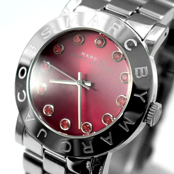 Marc By Marc Jacobs Amy Red Women's Steel Classic Watch MBM3333