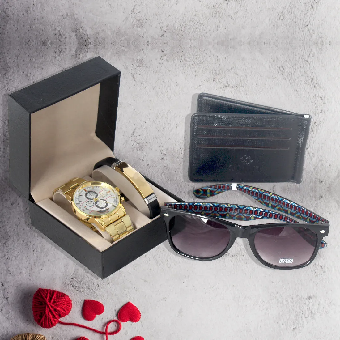 Men Watch Gift Set -7967