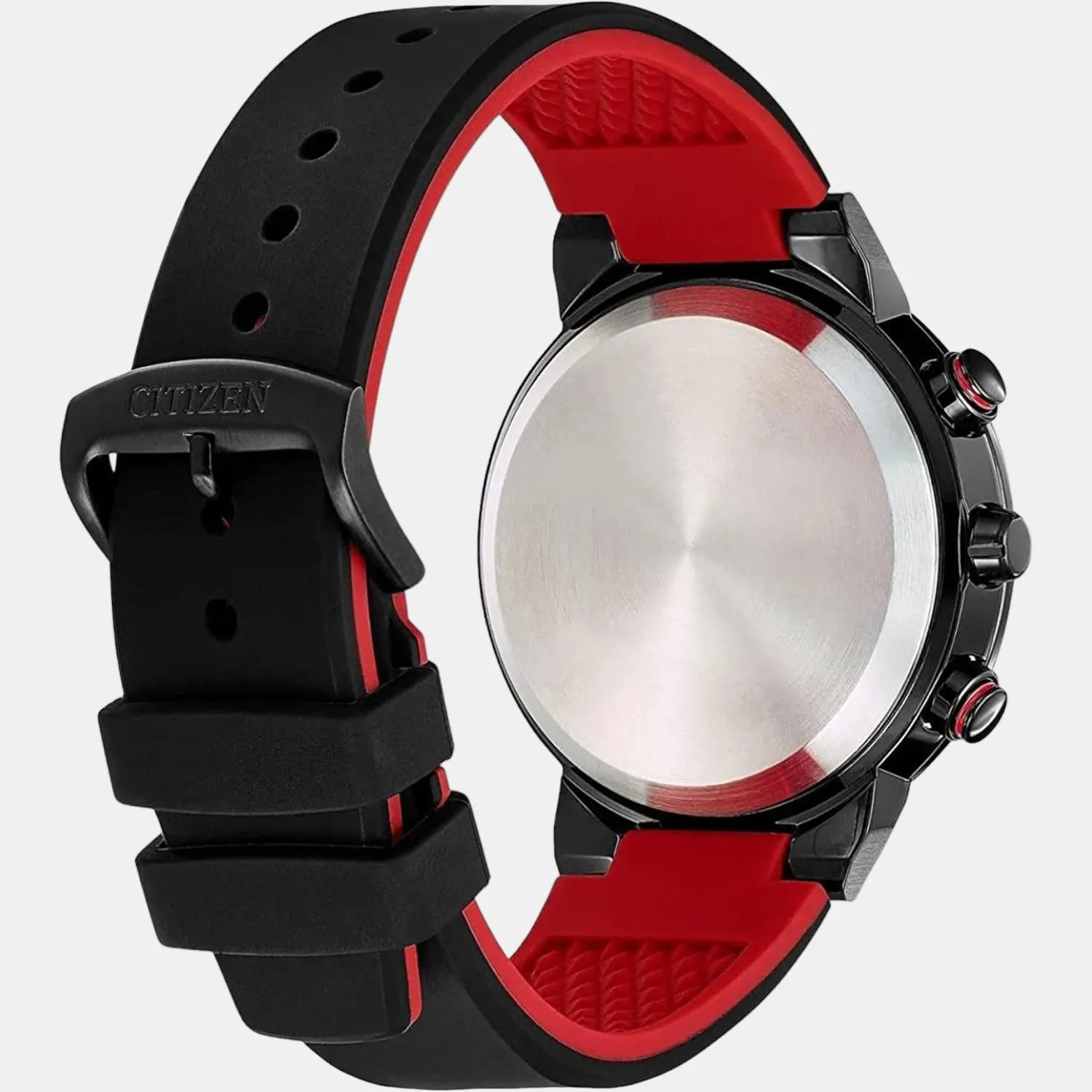 Men's Red Silicon Chronograph Watch CC3079-11E