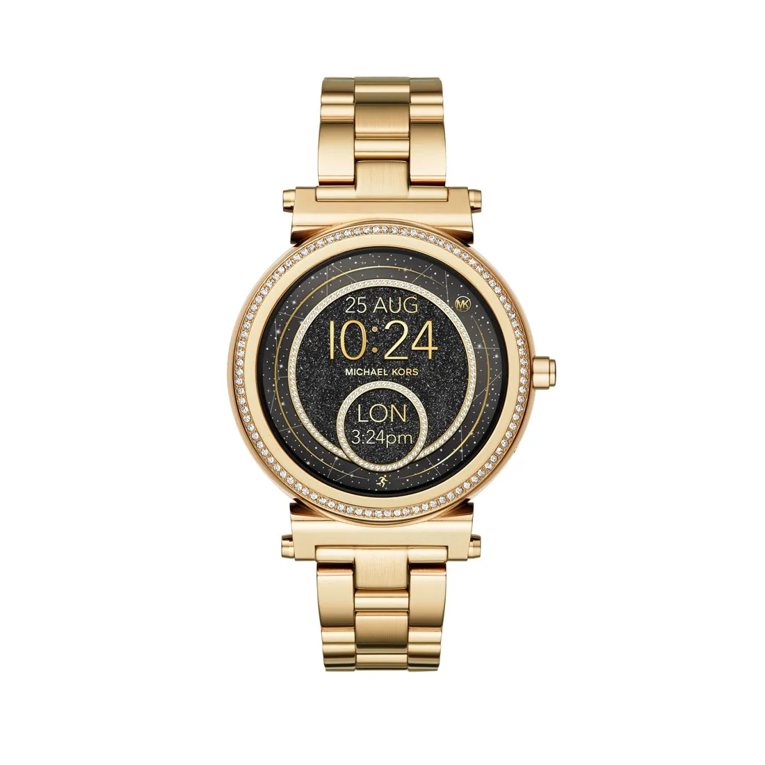 Michael Kors Gold Smart Watch with Crystals MKT5021