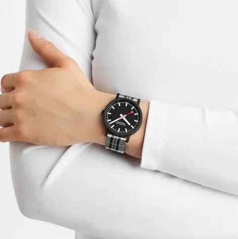 MONDAINE essence, 41mm, vegan sustainable watch, MS1.41120.LB