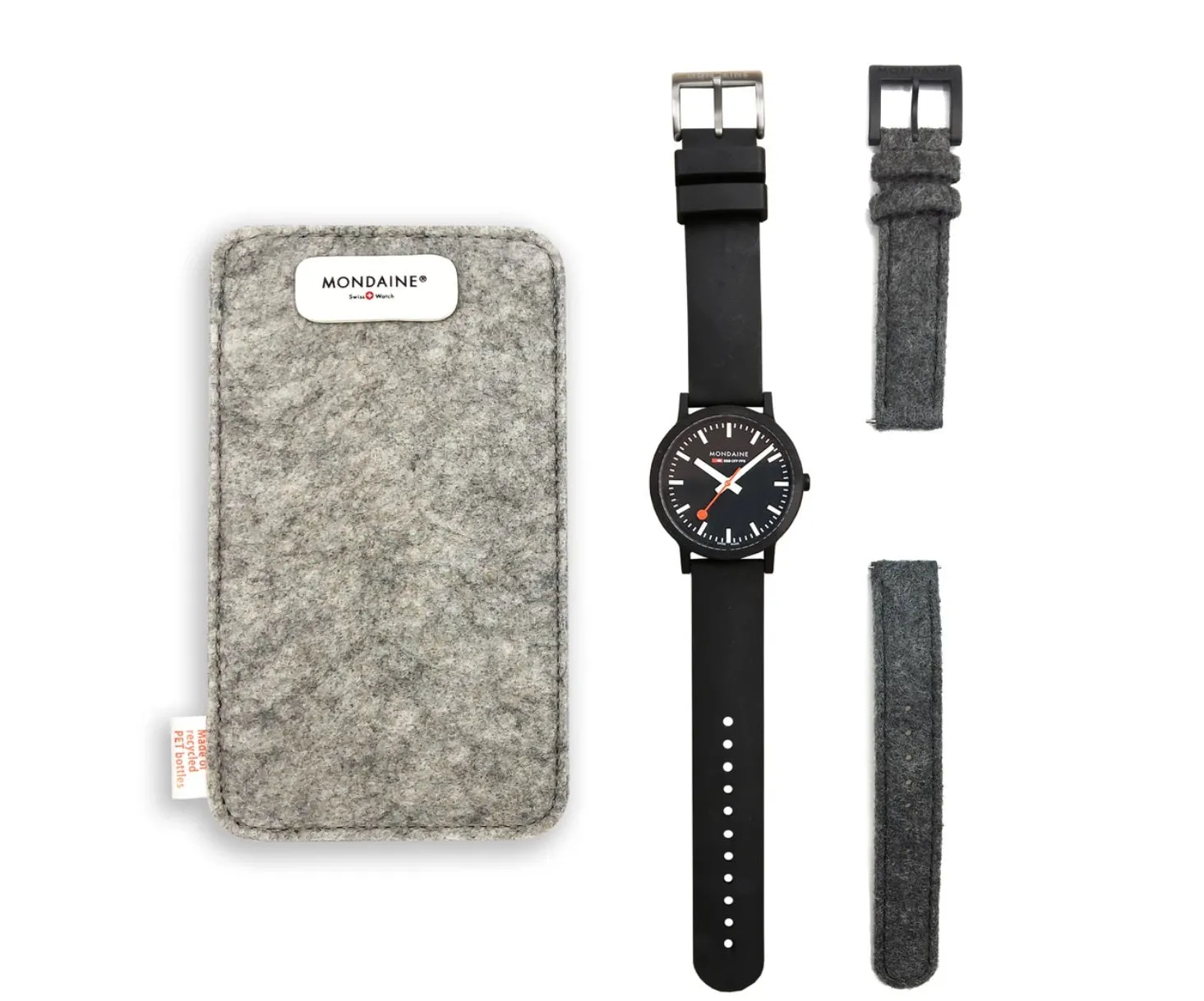 MONDAINE Essence, PETITE BLACK CASE SET MS1.32120.RB.SET