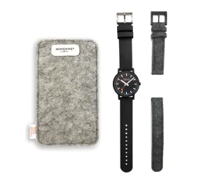 MONDAINE Essence, PETITE BLACK CASE SET MS1.32120.RB.SET