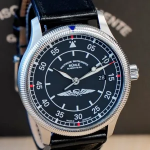 MUHLE GLASHUTTE AOPA Aerosport Limited Edition Watch M1-37-34-401 Automatic Wristwatch - ALL Original BOX & Papers!