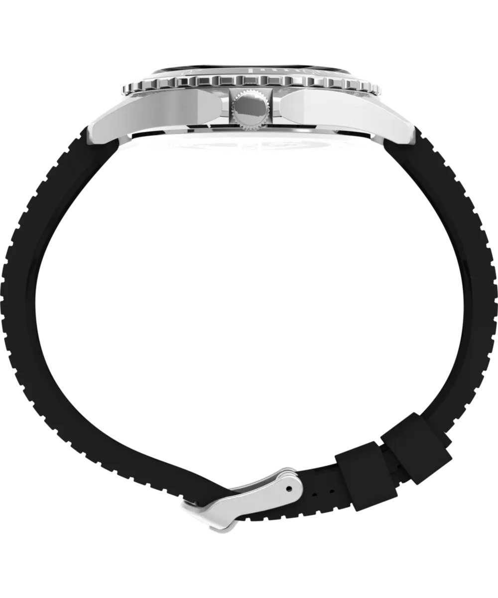 Navi 41mm Synthetic Rubber Strap Watch