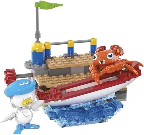 NEW MEGA Pokemon Quaxly and Paras Building Toy Kit with 2 Action Figures 188pcs