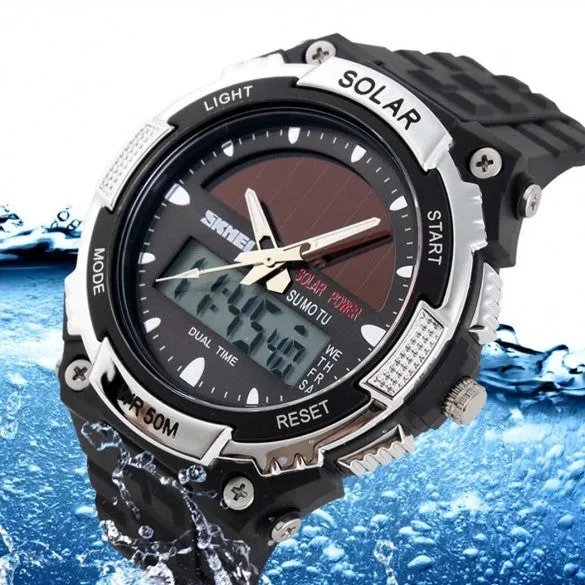 New Wrist Watch Sport Watches Men's Luxury Outdoor Water-Resistant LCD Watch