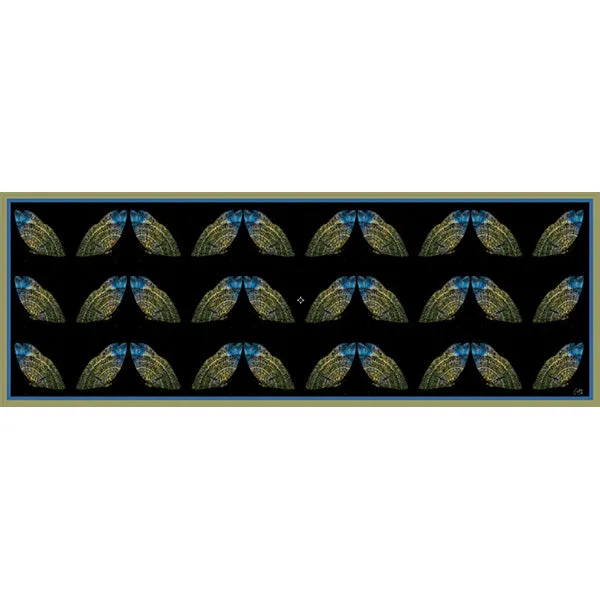 Night Glide - Long Silk Scarf