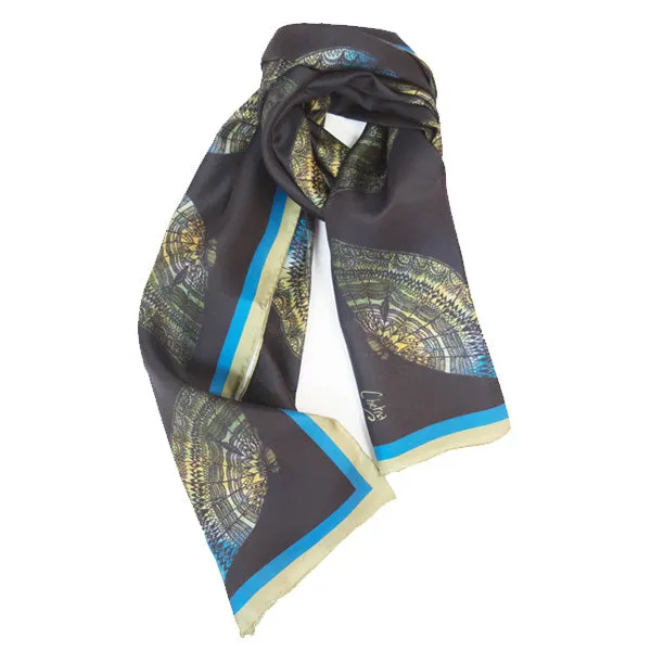 Night Glide - Long Silk Scarf