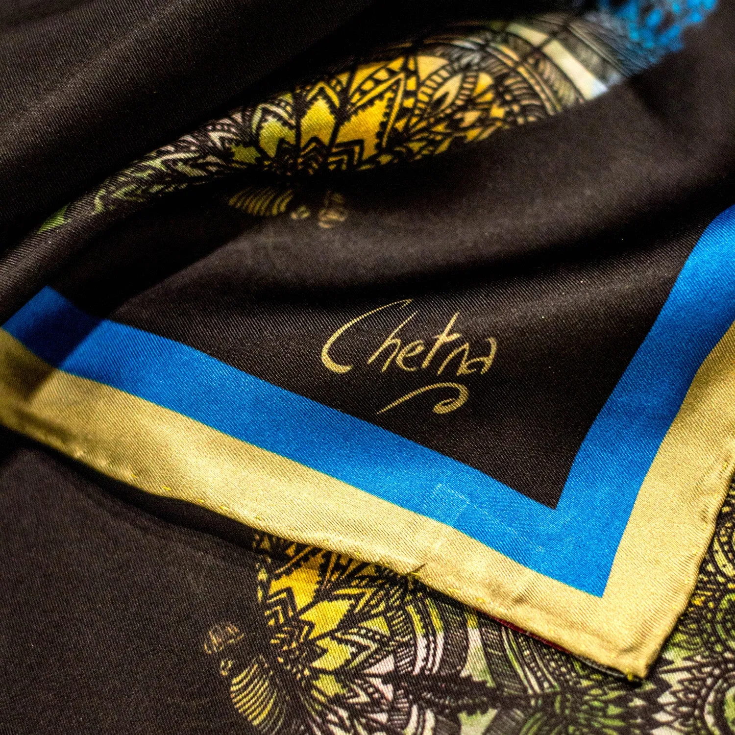 Night Glide - Long Silk Scarf