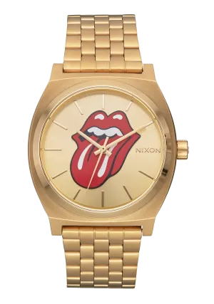 Nixon Rolling Stones Time Teller Watch - Gold Gold