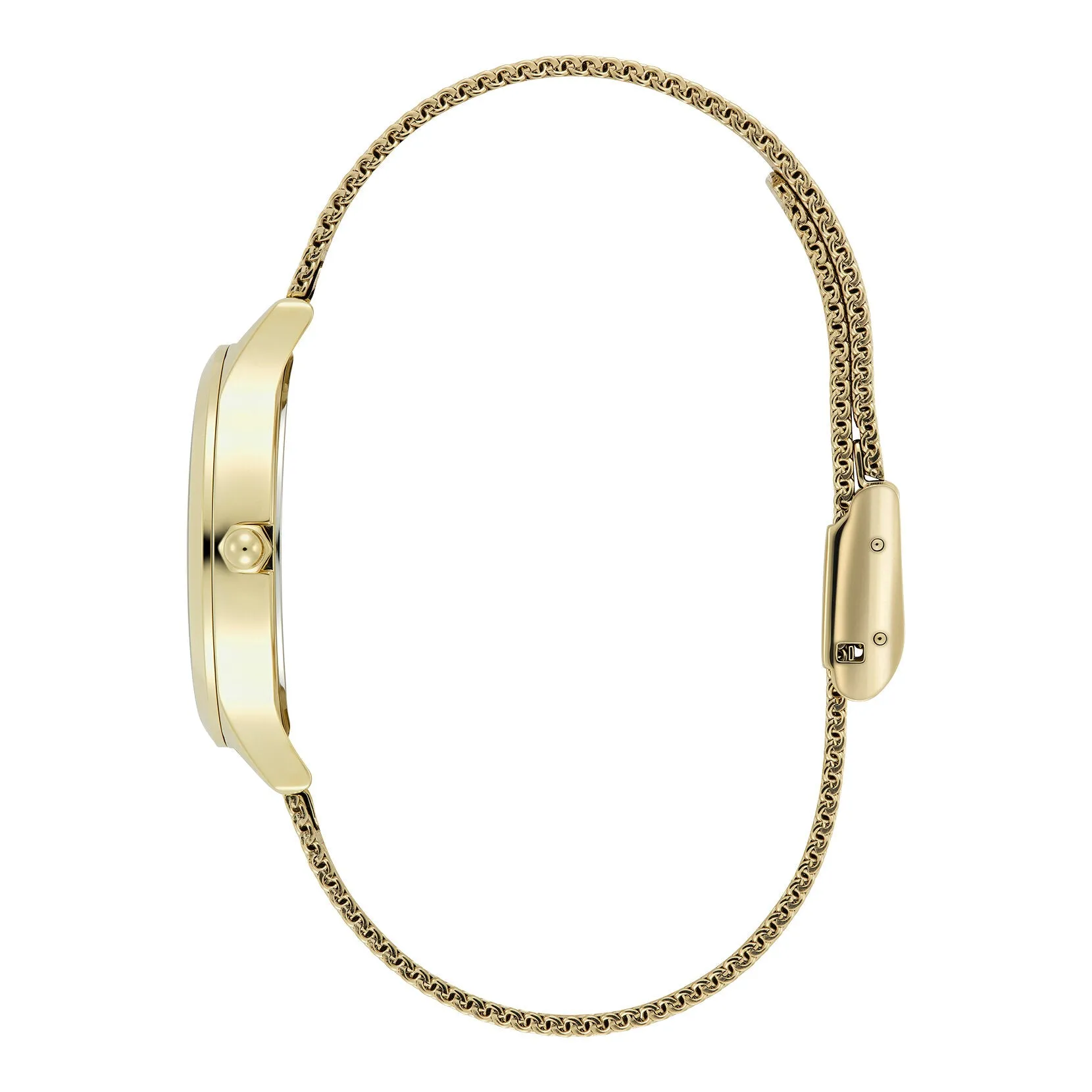 Olivia Burton 30mm Wonderlust Ivory & Gold Mesh Watch