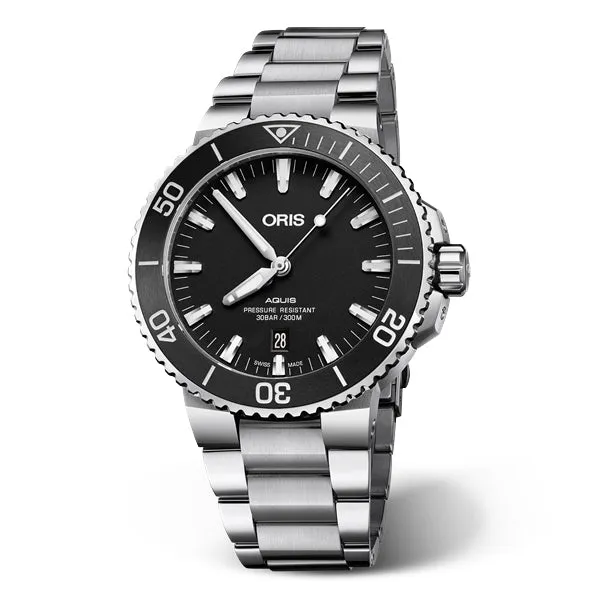 Oris Aquis Date - Black Dial