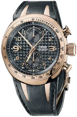 Oris TT3 Formula Gold Limited EditionAutomatic Black Carbon Fiber Men's  Watch 680-7601-6084LS
