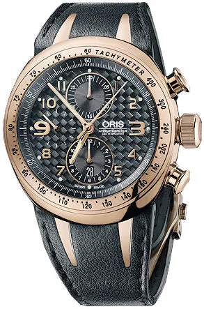 Oris TT3 Formula Gold Limited EditionAutomatic Black Carbon Fiber Men's  Watch 680-7601-6084LS