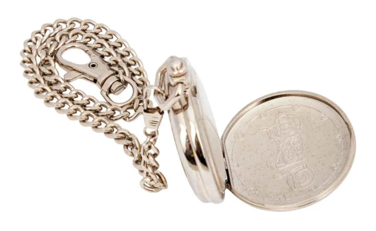 Owned & Used By ZZ TOP'S Dusty Hill - Harley Davidson Chrome Pocket Watch