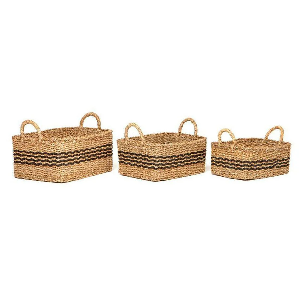 Palash Large Rectangular Seagrass Storage Basket