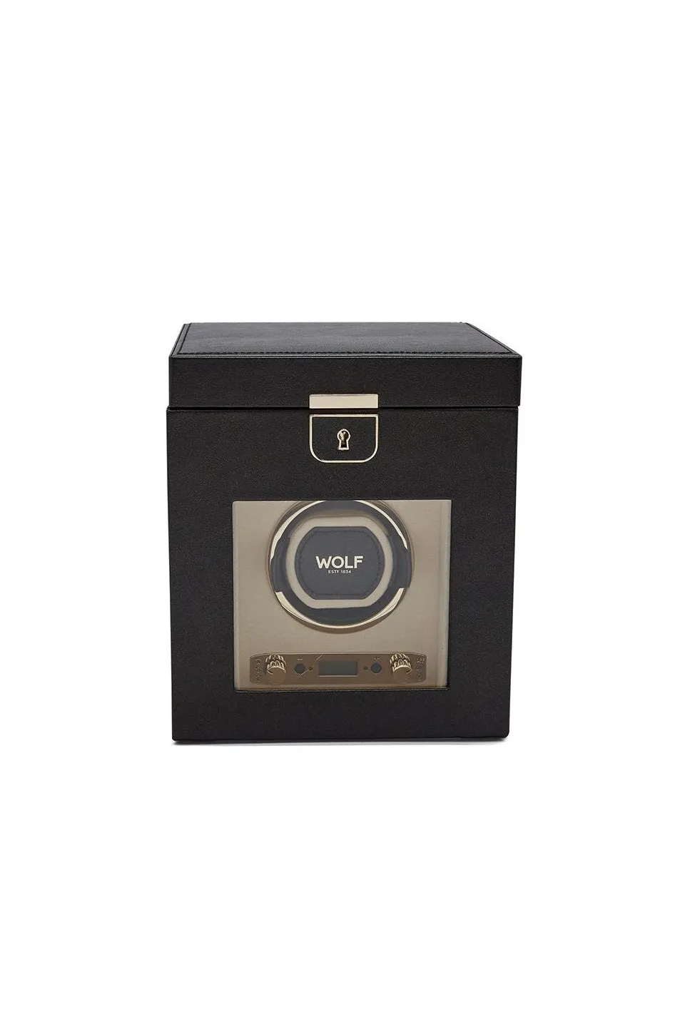 Palermo Single Watch Winder Anthracite, Black