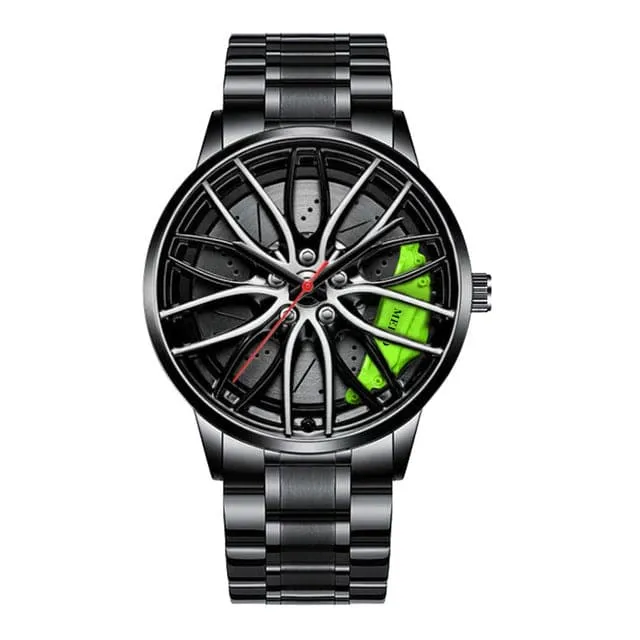 🎁Perfect Gift - Elegant Watch With Racing Wheel⌚