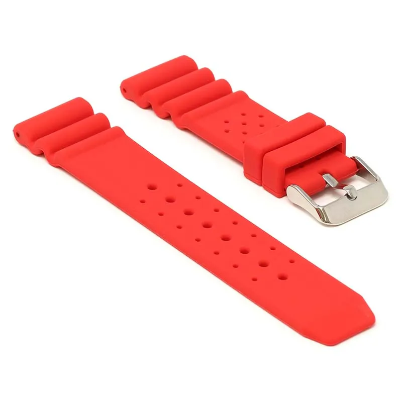 Perforated Rubber Strap for Seiko Diver