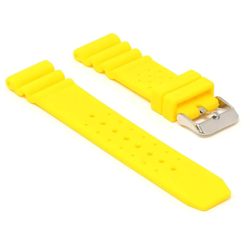 Perforated Rubber Strap for Seiko Diver