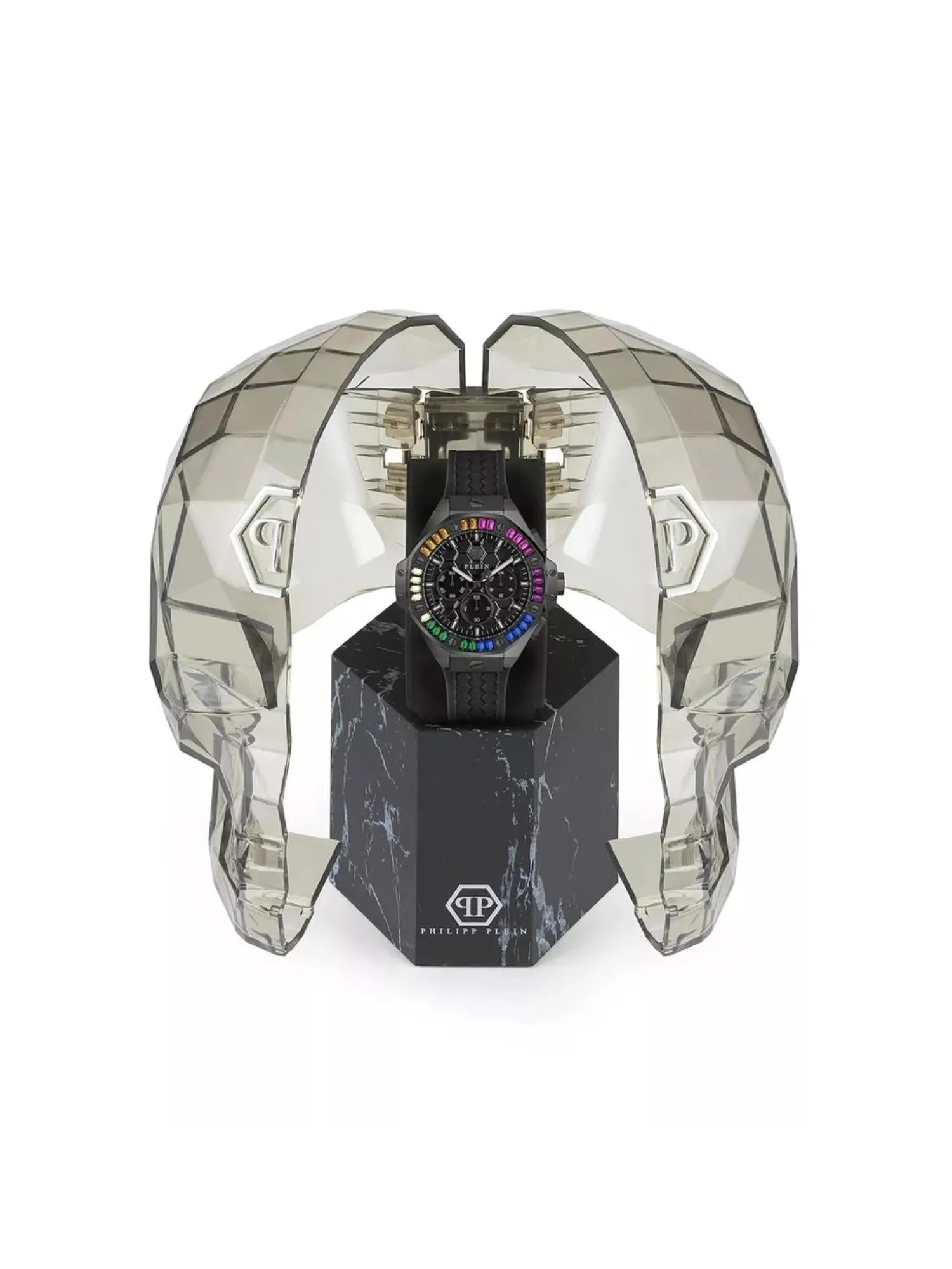 Philipp Plein Unisex 42 mm Size Black Dial Analog Watch - PWPSA0724