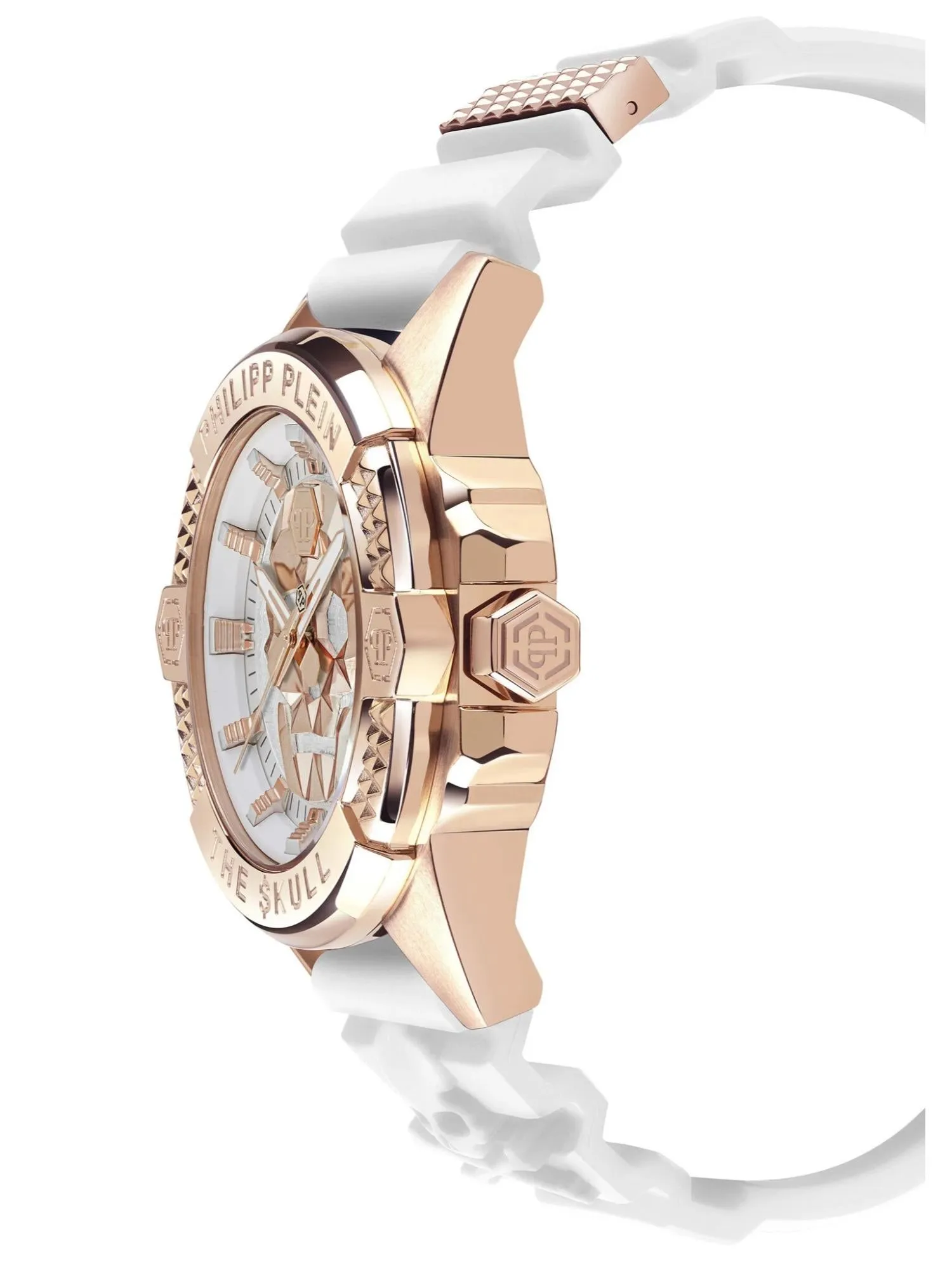 Philipp Plein Unisex 44 mm Size White Dial Analog Watch - PWAAA2224