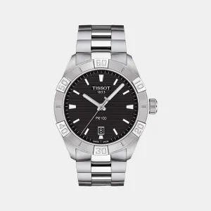 PR 100 Men Analog Stainless Steel Watch T1016101105100