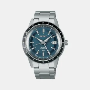 Presage Men's Blue Automatic Stainless steel Watch SSK009J1