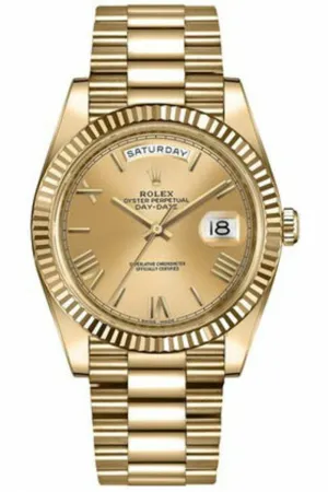 rolex day-date 40 solid 18k gold 228238-0006