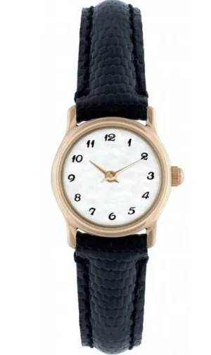 ROT Watch Elite Ladies 9ct Gold Case Strap