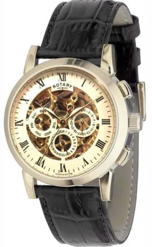 ROT Watch Gents Skeleton Strap