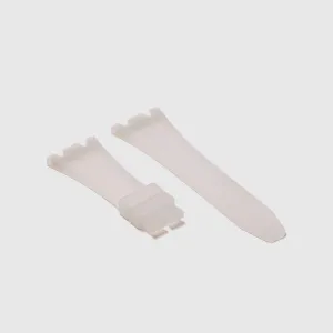 Rubber Strap for Audemars Piguet 42mm Royal Oak Offshore (Deployant Clasp) - Translucent Glacier Ice